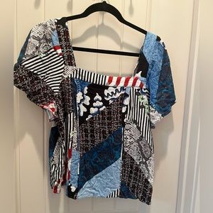 Desigual short multi colour top
